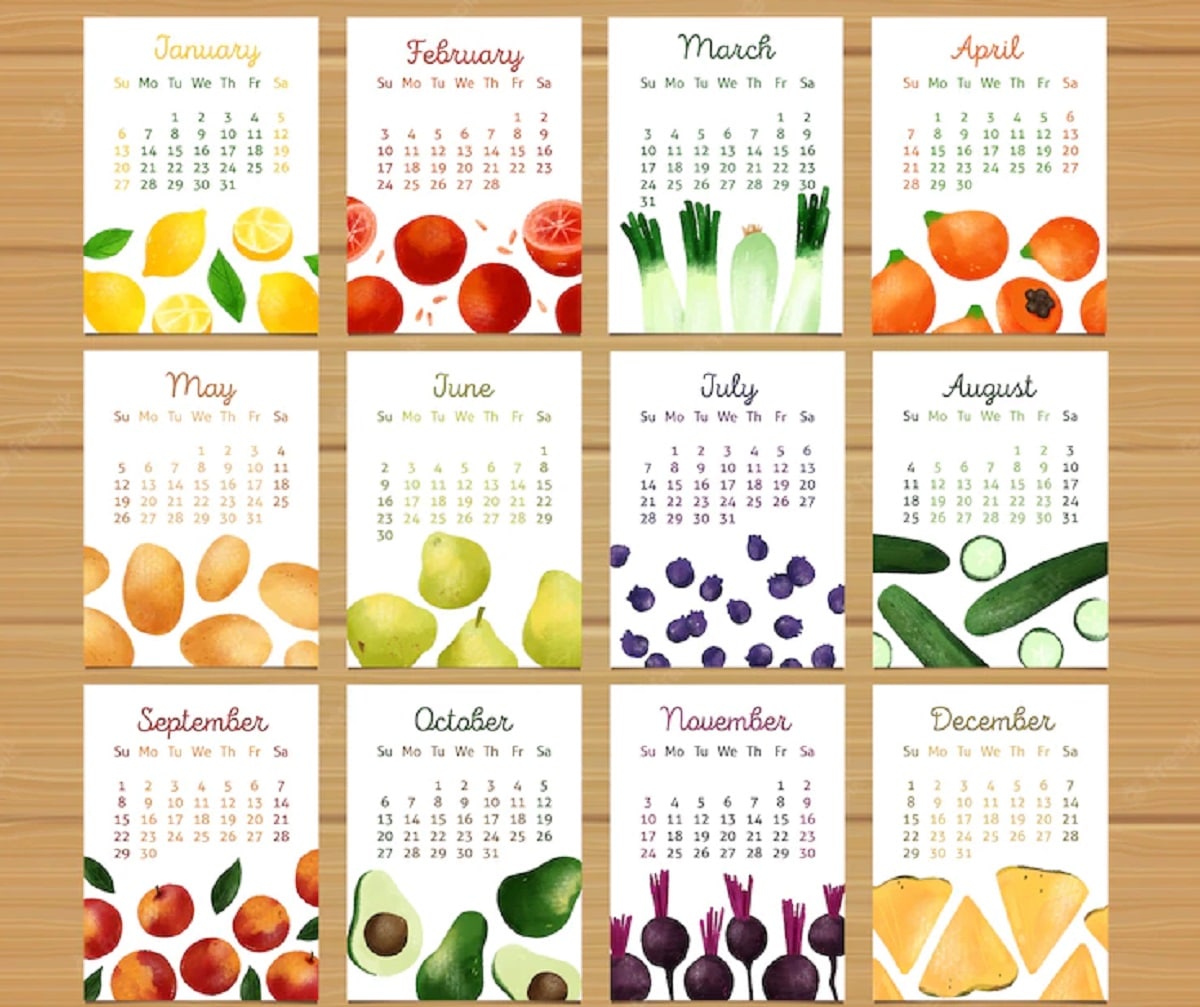 Où trouver un calendrier de fruits et légumes de saison ?